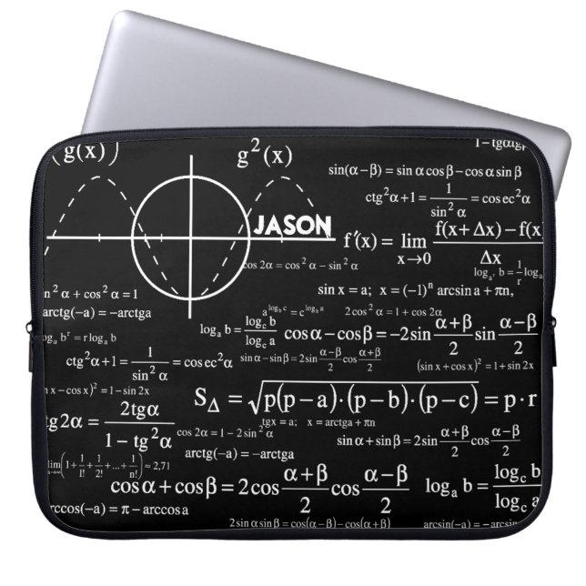 Personalised Physics Gifts for Physicists Laptop Sleeve (Front)