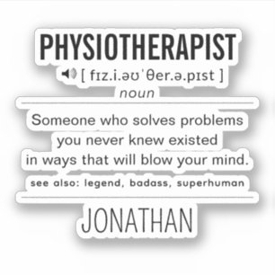 Personalised Physiotherapist Funny