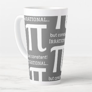 Personalised Pi Symbol, Math Lover Latte Mug