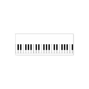 Personalised Piano Keys Instruments Self-inking Stamp