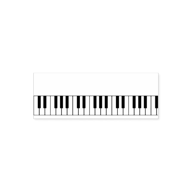 Personalised Piano Keys Instruments Self-inking Stamp (Design)