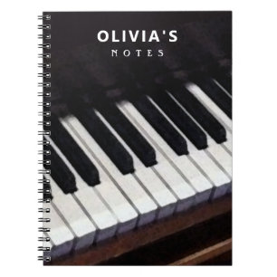 Personalised Piano Notebook