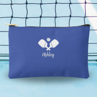 Personalised Pickleball Gift Custom Name Text Blue
