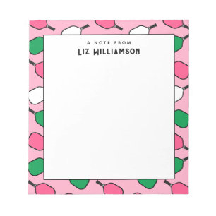 Personalised Pickleball Gift Ideas Notepad