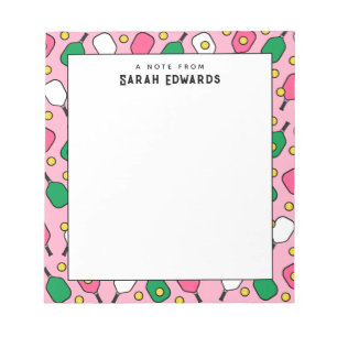 Personalised Pickleball Gift Ideas Notepad