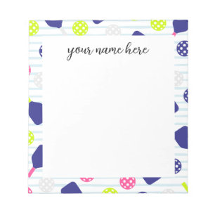 Personalised Pickleball Notepad