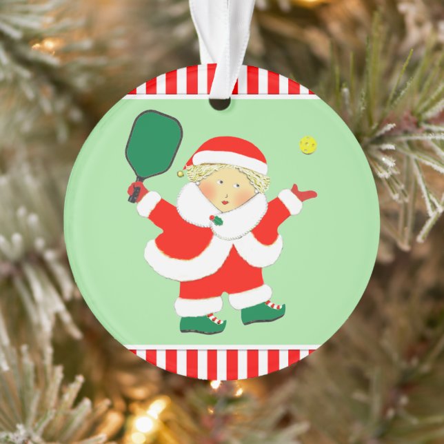 Personalised Pickleball  Ornament (Tree)
