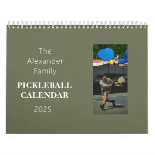 Personalised Pickleball Photo Calendar