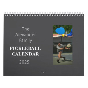 Personalised Pickleball Photo Calendar