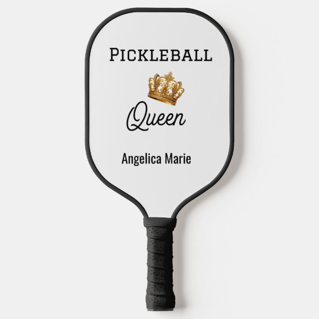 Personalised Pickleball Queen Paddle for Women (Front)