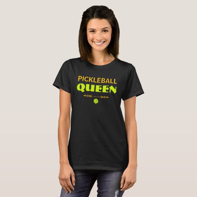 Personalised Pickleball Queen T-Shirt (Front Full)