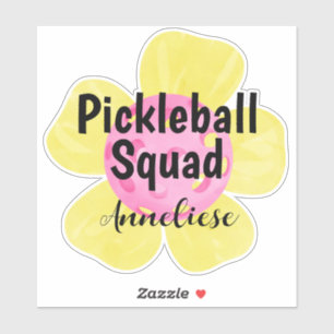 Personalised Pickleball Squad Flower Gift