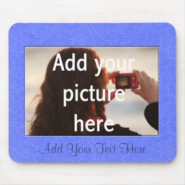 Personalised Picture Frame Mousepad (Front)