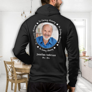 Personalised Picture In Loving Memory Memorial Hoodie