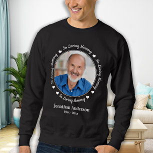 Personalised Picture In Loving Memory Memorial Sweatshirt