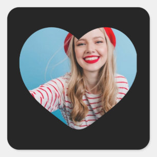 personalised picture sticker heart