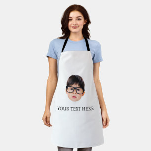 Personalised Picture With Text Gift For Home Chef  Apron