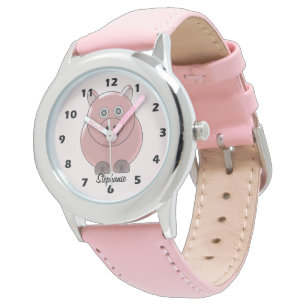 Personalised Pig Design Watch