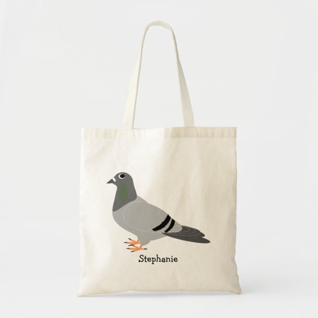 Personalised Pigeon Tote Bag (Front)