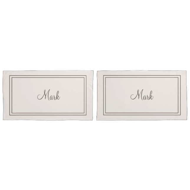 Personalised pillow case (Front-Set)