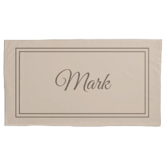 Personalised pillow case