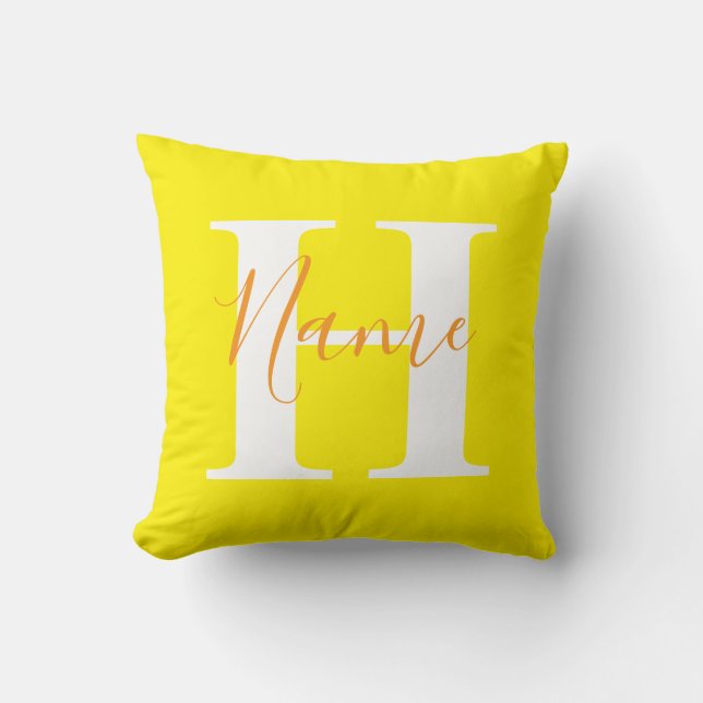 Personalised Pillow Case with Name Custom Pillow  (Front)