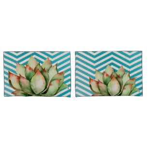 Personalised Pillow Cases Boho Cacti Cactus Succul