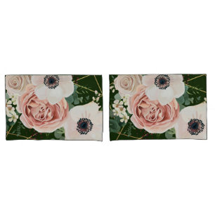 Personalised Pillow Cases Geometric Garden Hunter