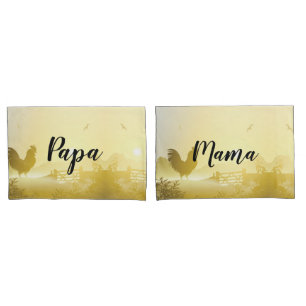 Personalised Pillow Cases Sunny Morning Farm Count