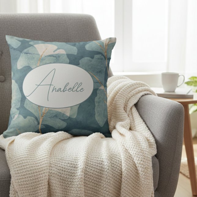 Personalised pillow watercolor print (Creator Uploaded)