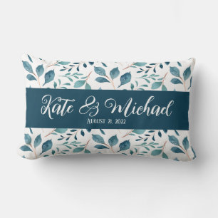 Personalised pillow with names and date