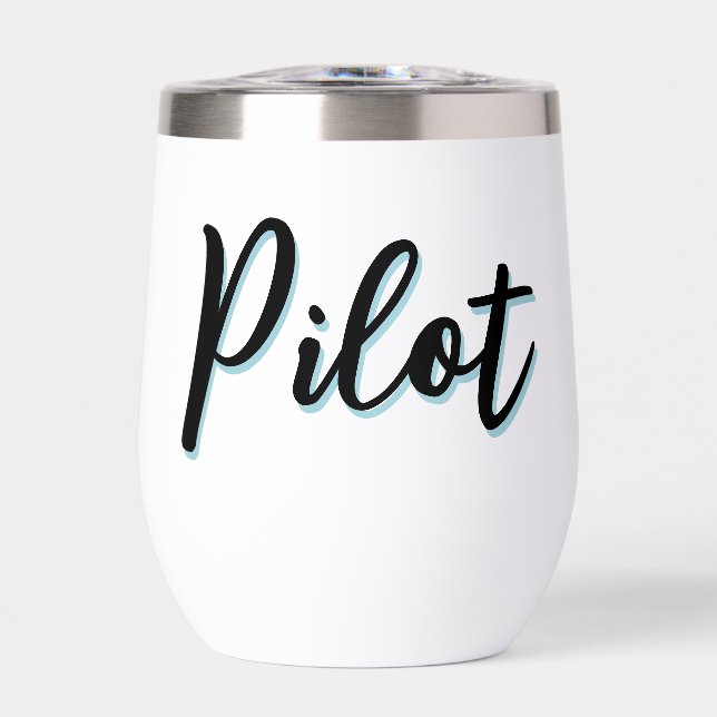 Personalised Pilot Aviation School Graduation (Front)