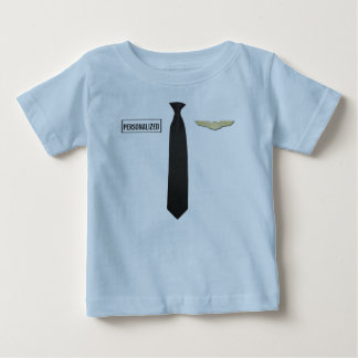 Personalised Pilot Shirt, Aviation Kids Clothing Baby T-Shirt