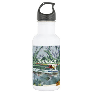 Personalised Pilot's Bush Plane 532 Ml Water Bottle