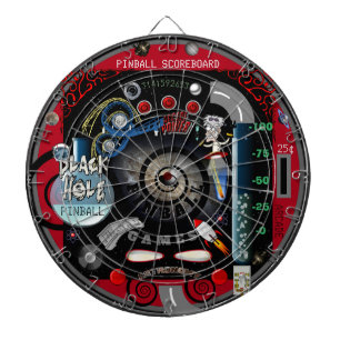 Personalised Pinball Black Hole Multi-Target Dartboard