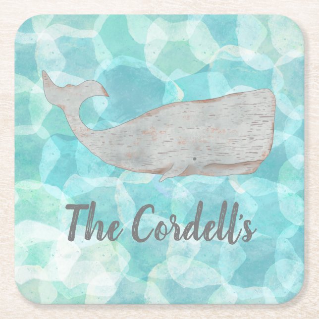 Personalised Pineapple Bar Drink Coasters  (Front)