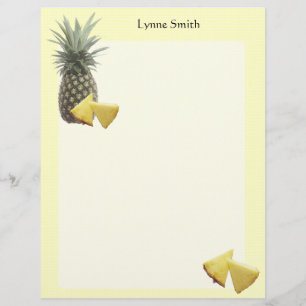 Personalised Pineapple Letterhead