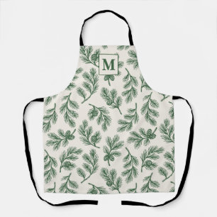 Personalised Pinecone Christmas Apron