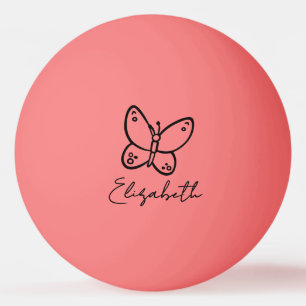 Personalised ping pong balls for table tennis game