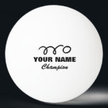 Personalised ping pong balls for table tennis game<br><div class="desc">Personalised ping pong balls for table tennis game. Add a custom name,  quote or monogram. Cute gift idea for player and sports coach.</div>