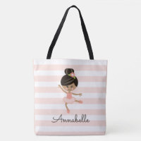 Personalised Pink African American Ballerina