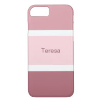 Personalised Pink And White Striped