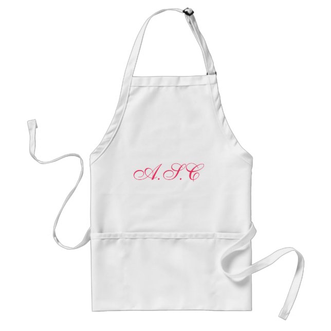 Personalised Pink Apron (Front)