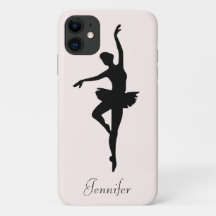 Personalised Pink Ballerina Dance Silhouette Case-Mate iPhone Case