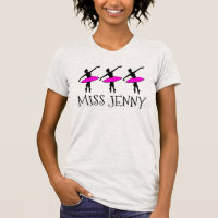 Personalised Pink Ballet Dance Teacher Ballerina