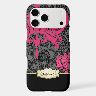 Personalised Pink Black Grey and Gold