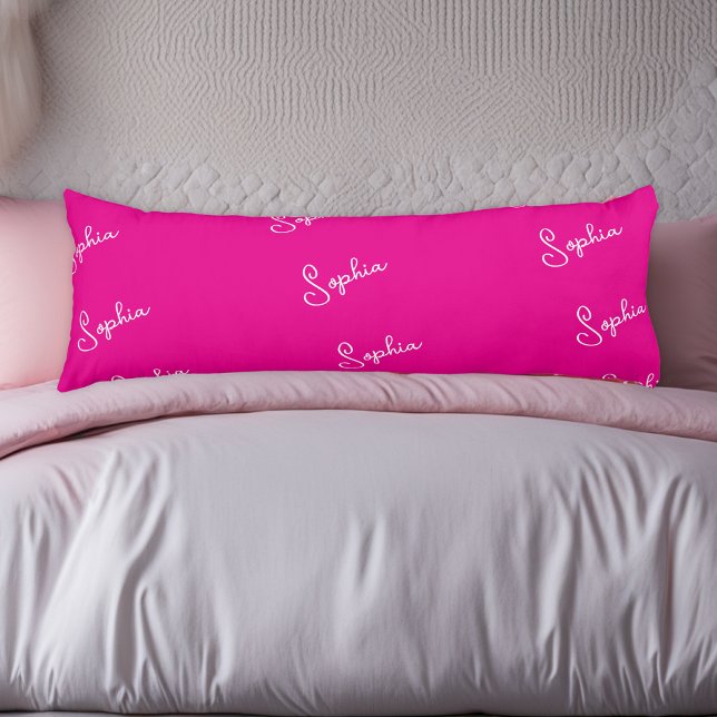 Personalised Pink Body Pillow (Creator Uploaded)
