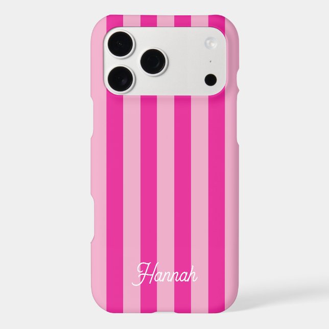 Personalised Pink Candy Stripes (Back)