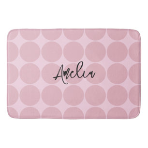 Personalised Pink Coquette Girly Gifts Bath Mat