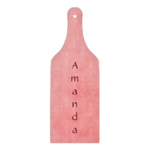 Personalised Pink Cutting Board